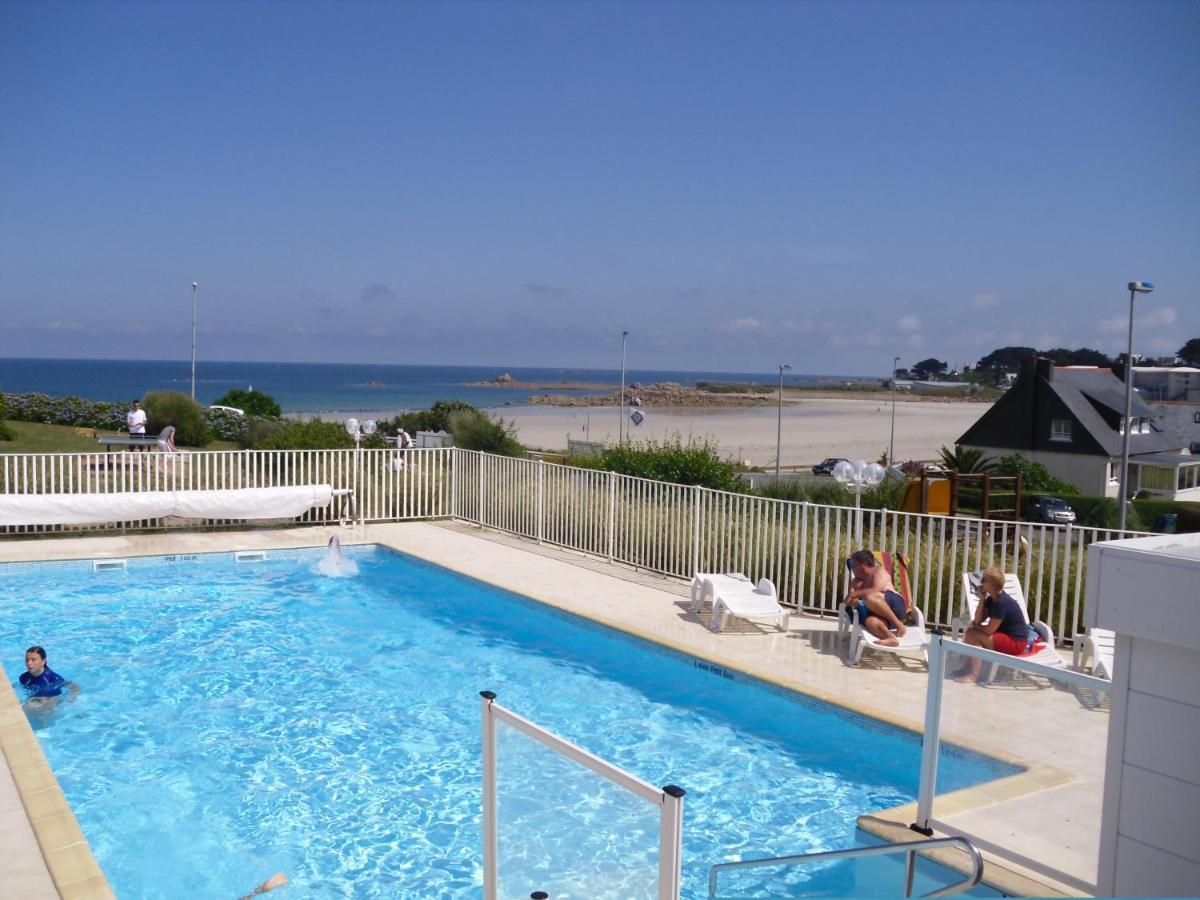 Maison 6 Pers Belle Vue Mer Piscine, Plage A 40 M Trevou-Treguignec ภายนอก รูปภาพ