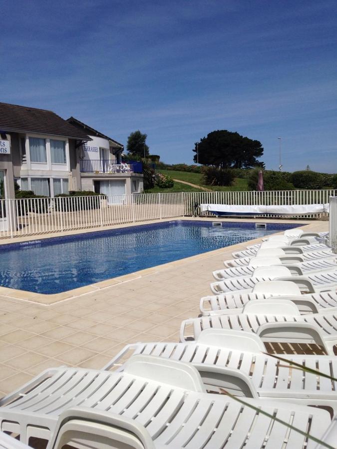 Maison 6 Pers Belle Vue Mer Piscine, Plage A 40 M Trevou-Treguignec ภายนอก รูปภาพ