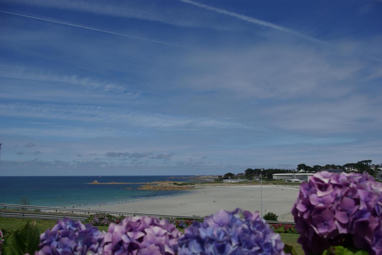 Maison 6 Pers Belle Vue Mer Piscine, Plage A 40 M Trevou-Treguignec ภายนอก รูปภาพ
