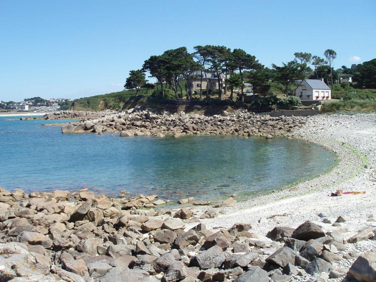 Maison 6 Pers Belle Vue Mer Piscine, Plage A 40 M Trevou-Treguignec ภายนอก รูปภาพ