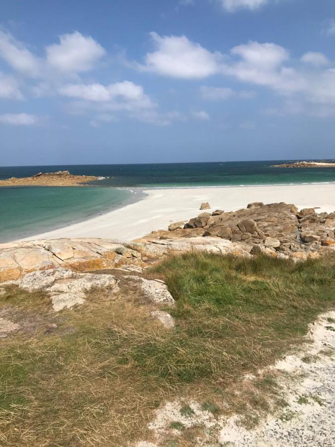 Maison 6 Pers Belle Vue Mer Piscine, Plage A 40 M Trevou-Treguignec ภายนอก รูปภาพ