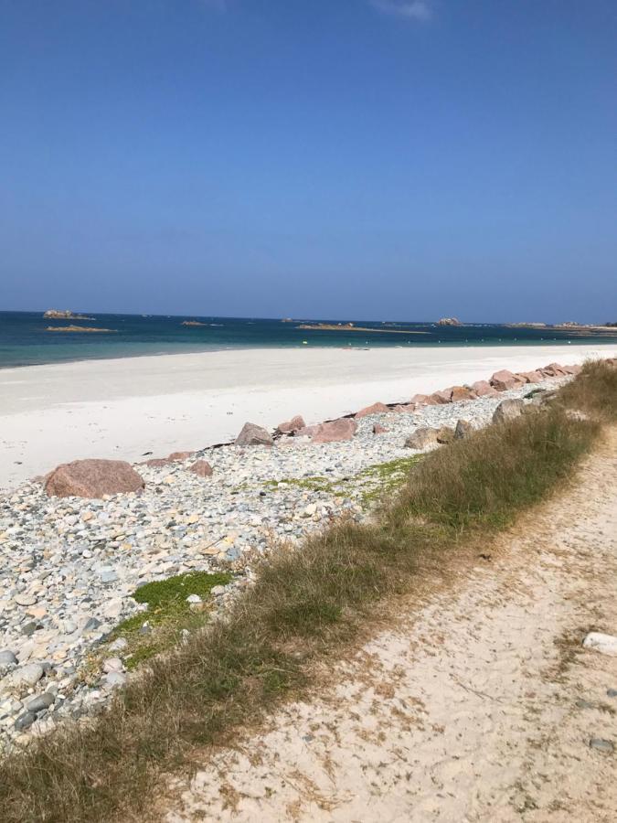 Maison 6 Pers Belle Vue Mer Piscine, Plage A 40 M Trevou-Treguignec ภายนอก รูปภาพ