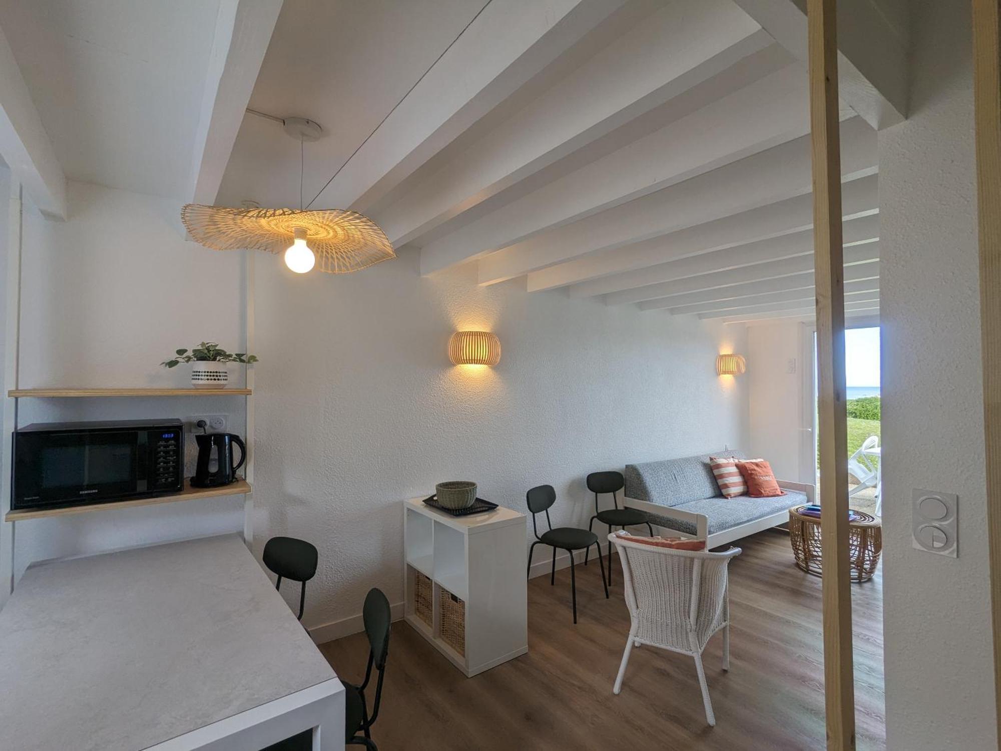Maison 6 Pers Belle Vue Mer Piscine, Plage A 40 M Trevou-Treguignec ภายนอก รูปภาพ